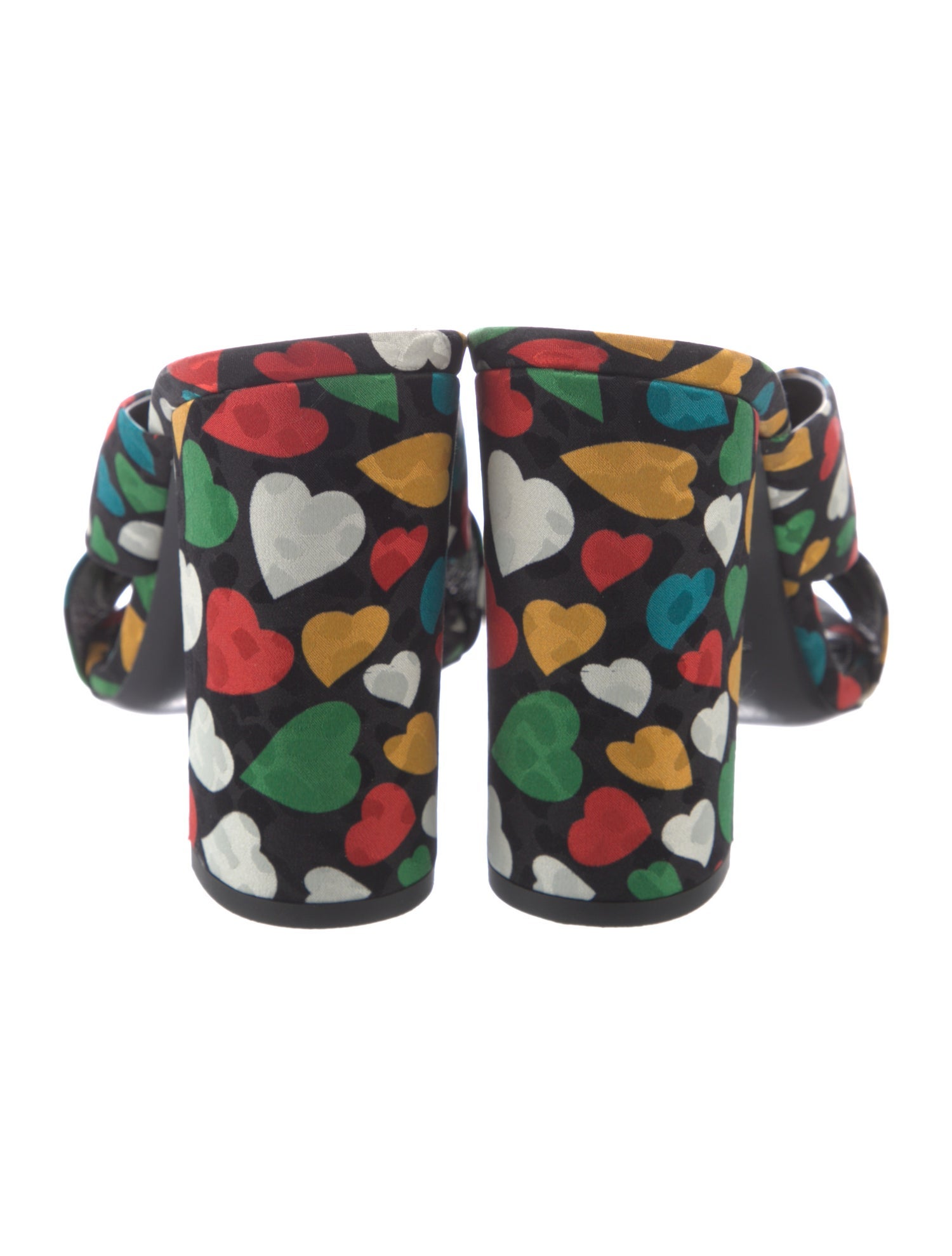 Saint Laurent Canvas Printed Slides